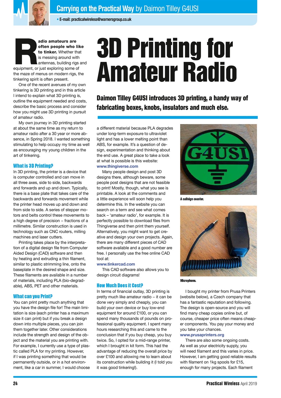 Practical Wireless Preview Pages