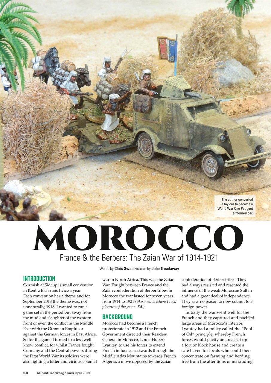 Miniature Wargames Preview Pages