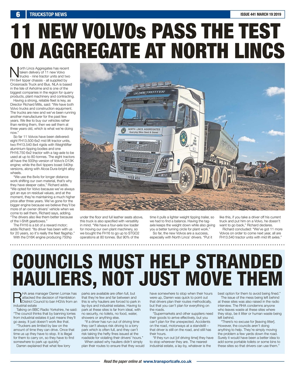 Truckstop News Preview Pages