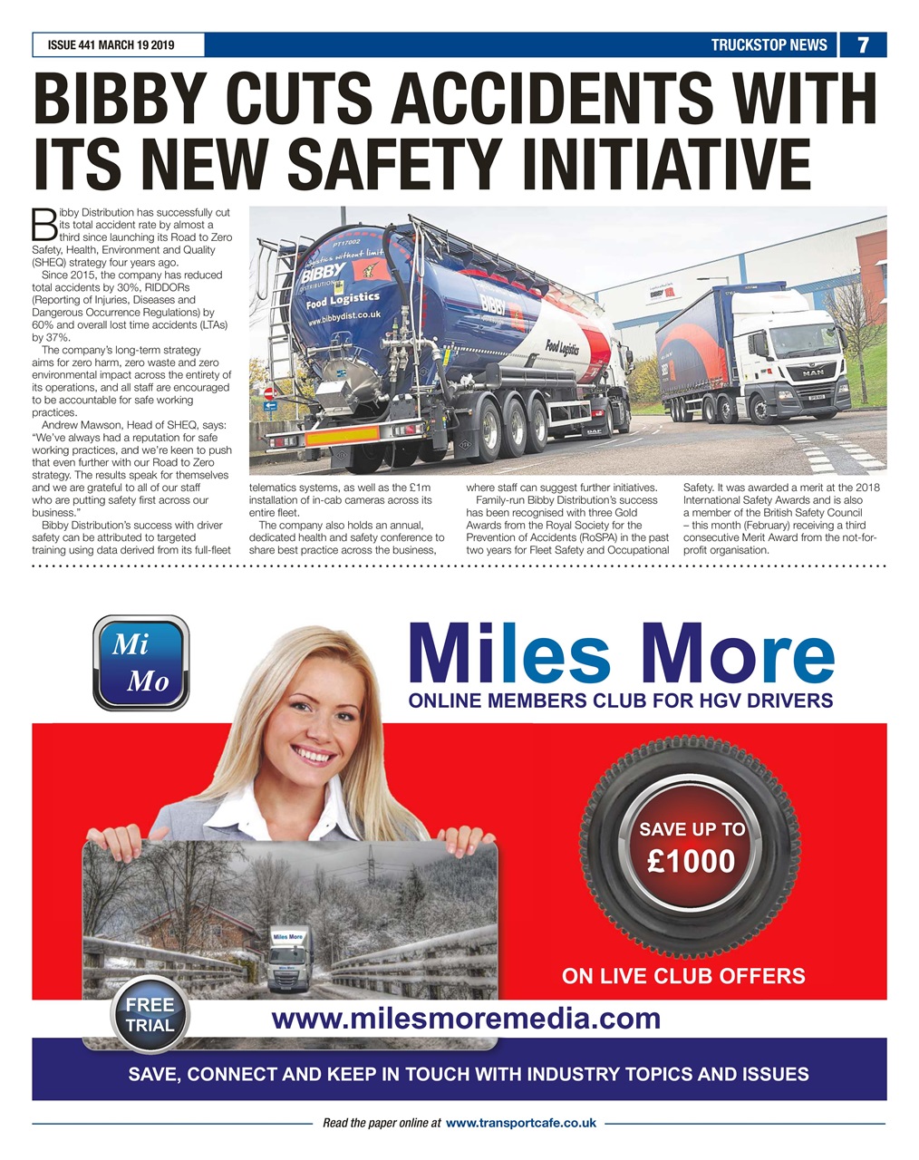 Truckstop News Preview Pages