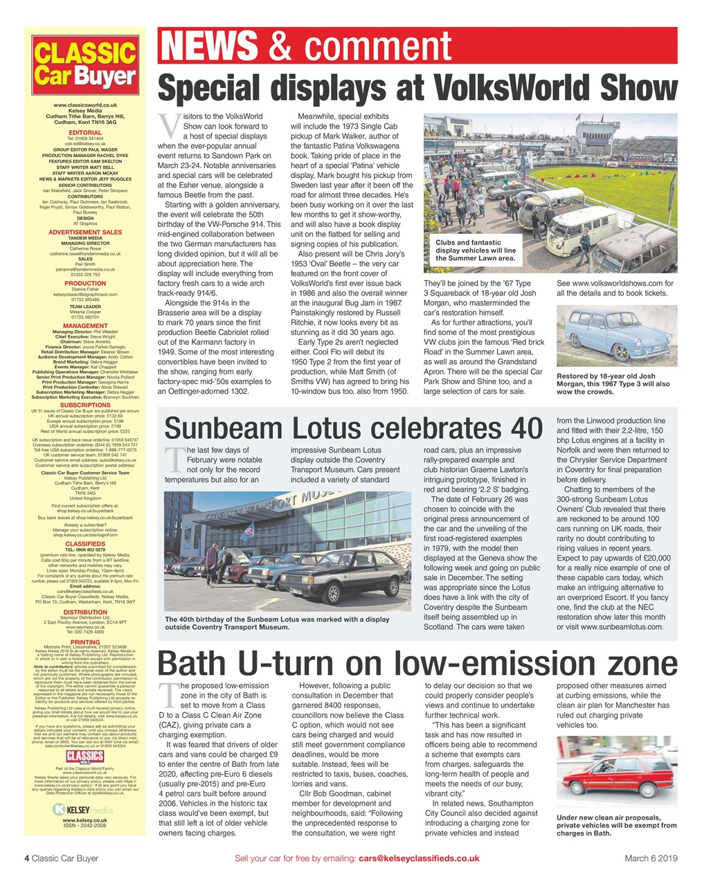 Classic Car Buyer Preview Pages