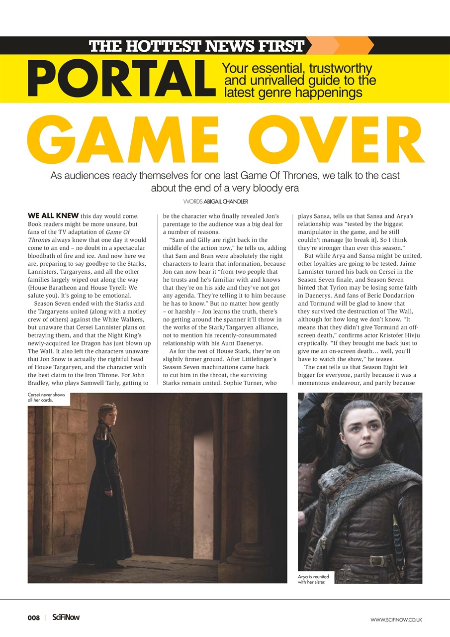 SciFiNow Preview Pages