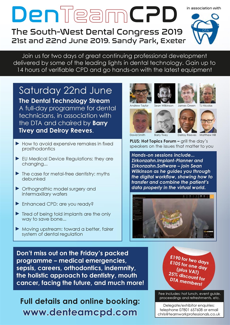 The Dental Technician Magazine Preview Pages