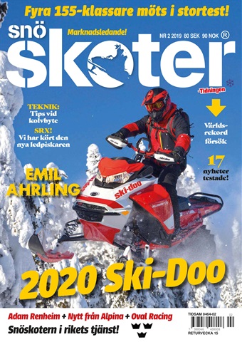 Tidningen Snöskoter issue 2-2019