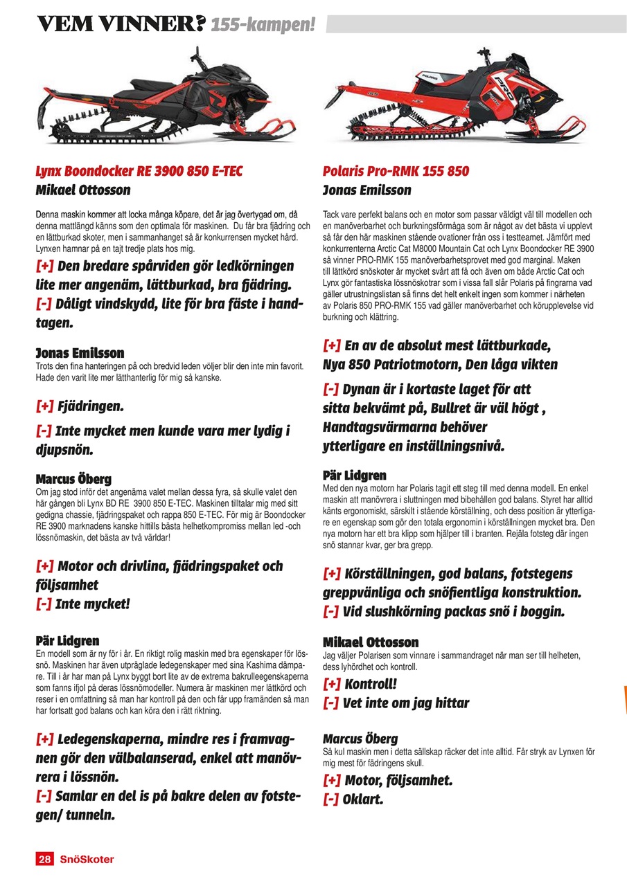 Tidningen Snöskoter Preview Pages