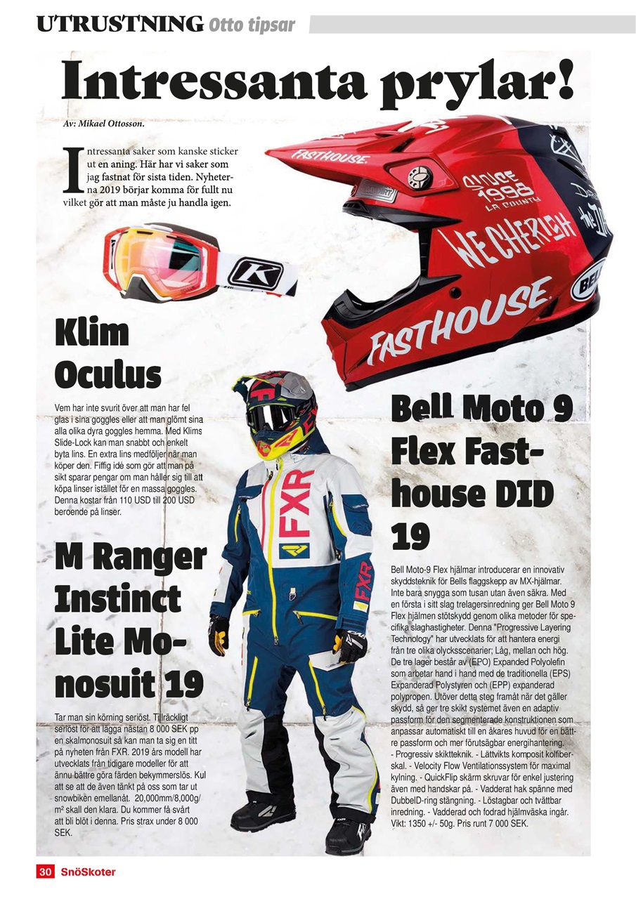 Tidningen Snöskoter Preview Pages