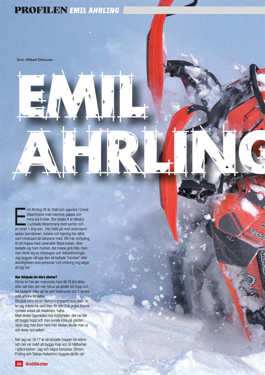 Tidningen Snöskoter Preview Pages