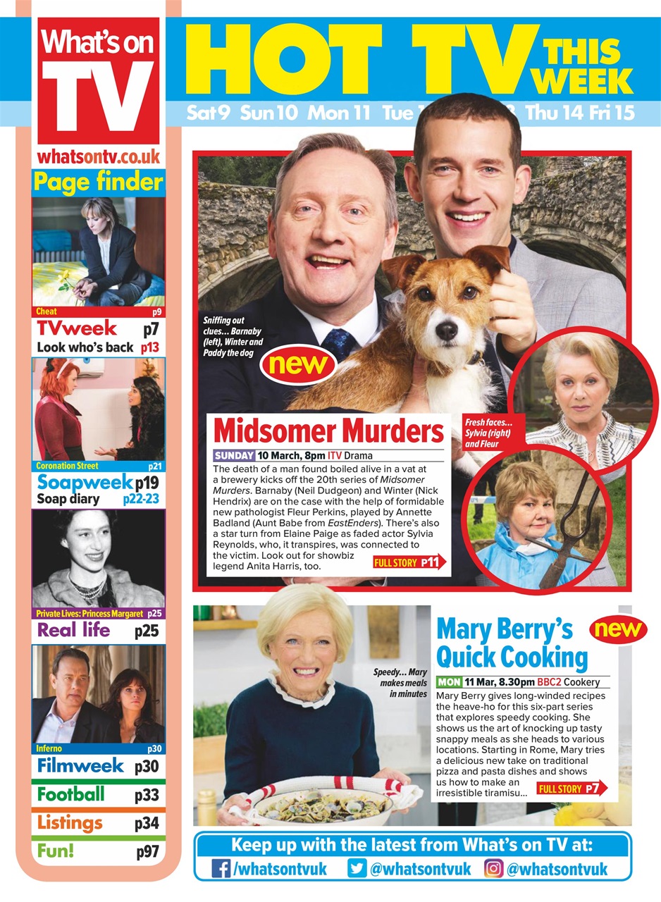 What's on TV Preview Pages