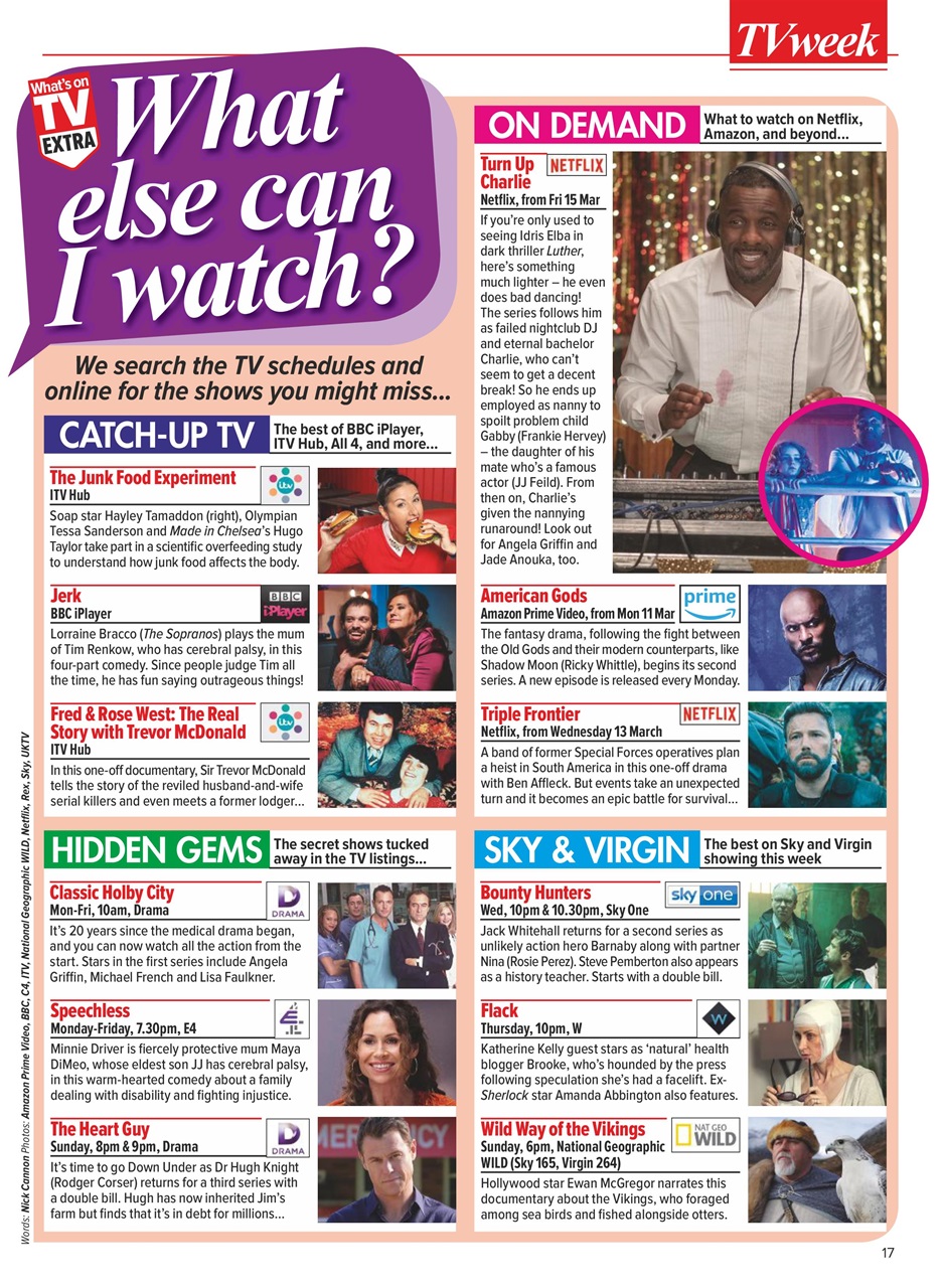 What's on TV Preview Pages