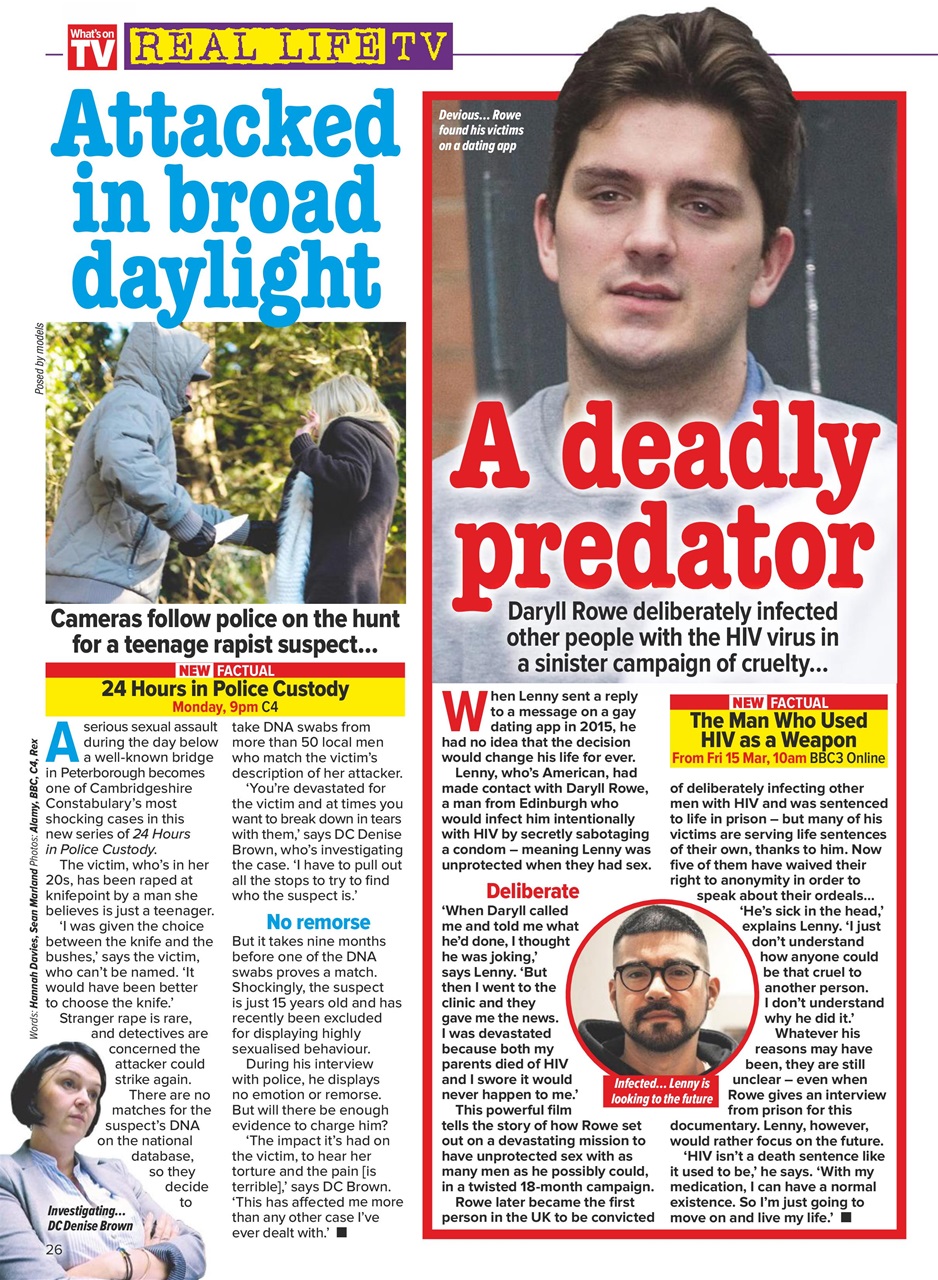 What's on TV Preview Pages