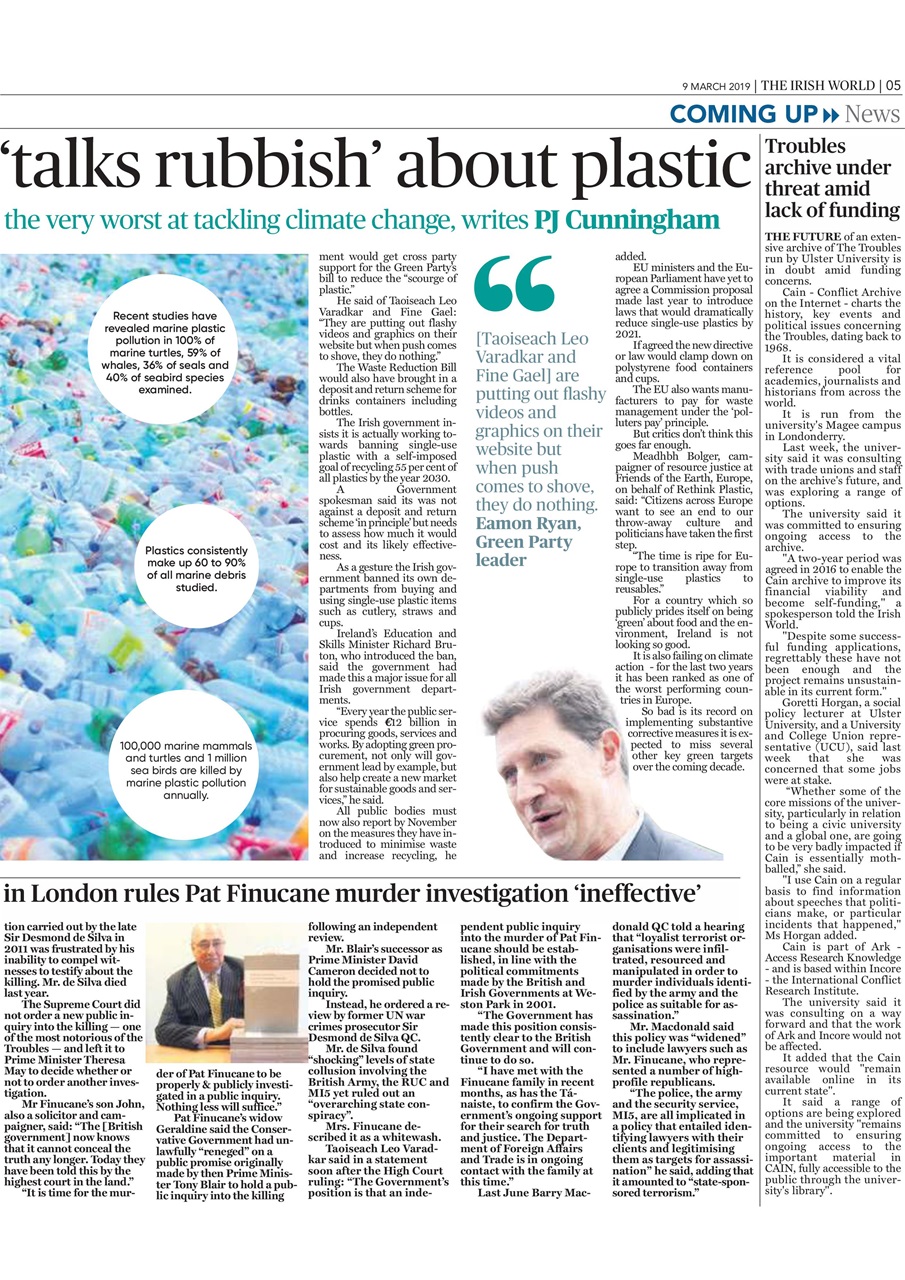 Irish World Preview Pages