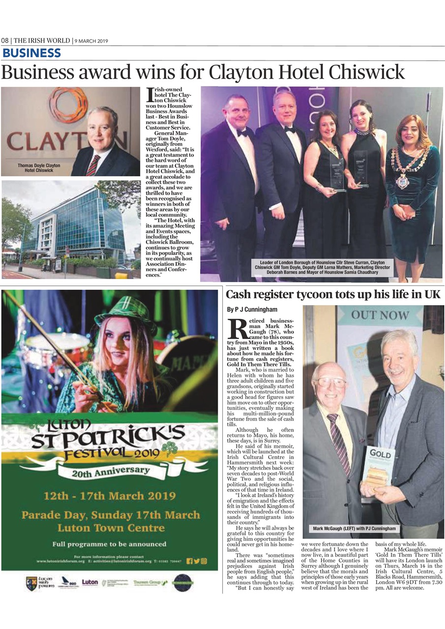 Irish World Preview Pages