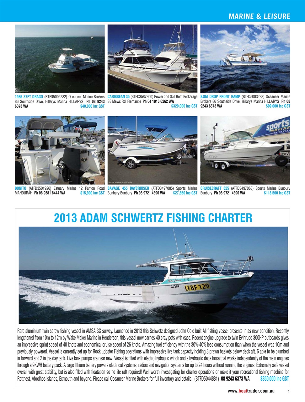 Boat Trader Australia Preview Pages