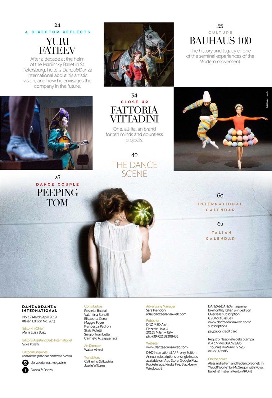 DANZA&DANZA International Preview Pages