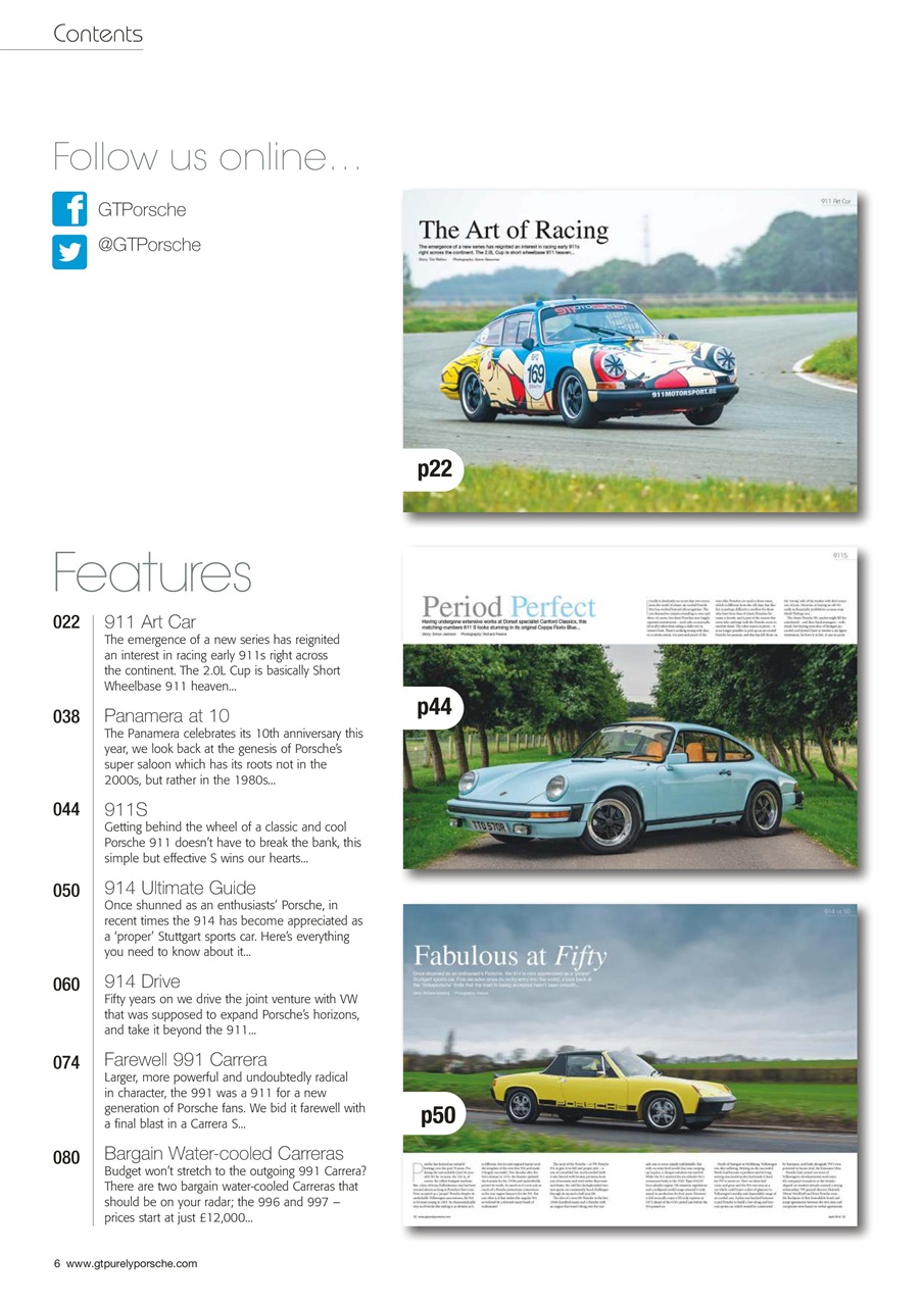 GT Porsche Preview Pages
