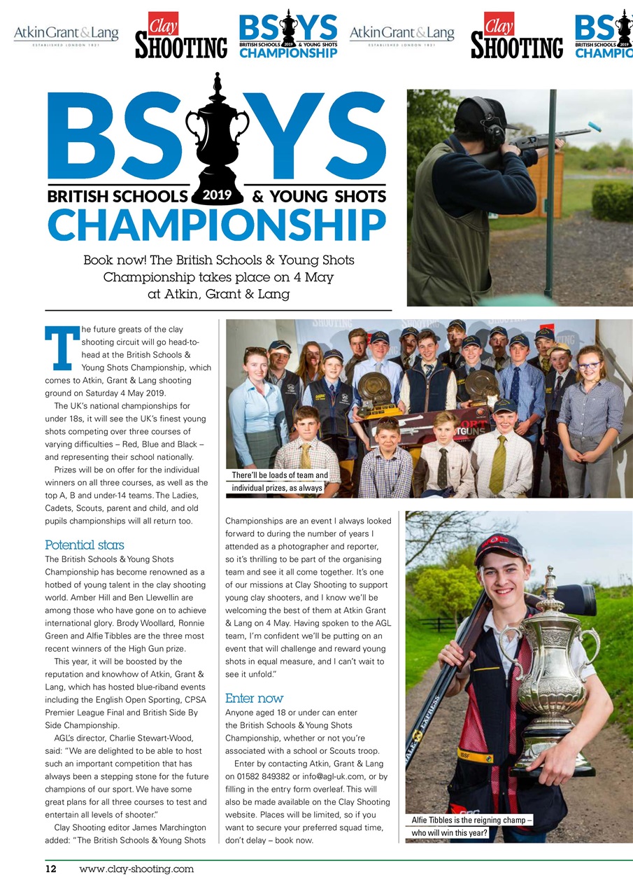 Clay Shooting Preview Pages