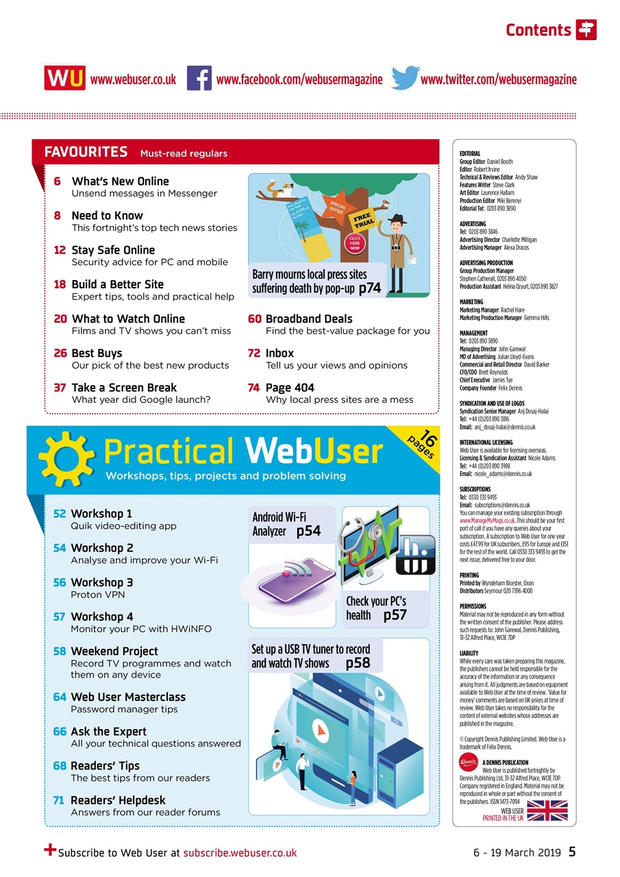 Webuser Preview Pages