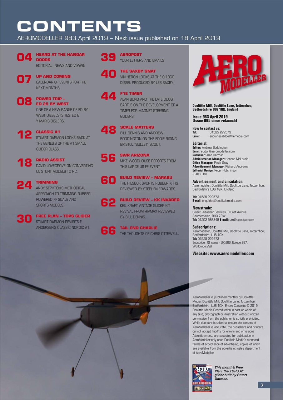 AeroModeller Preview Pages