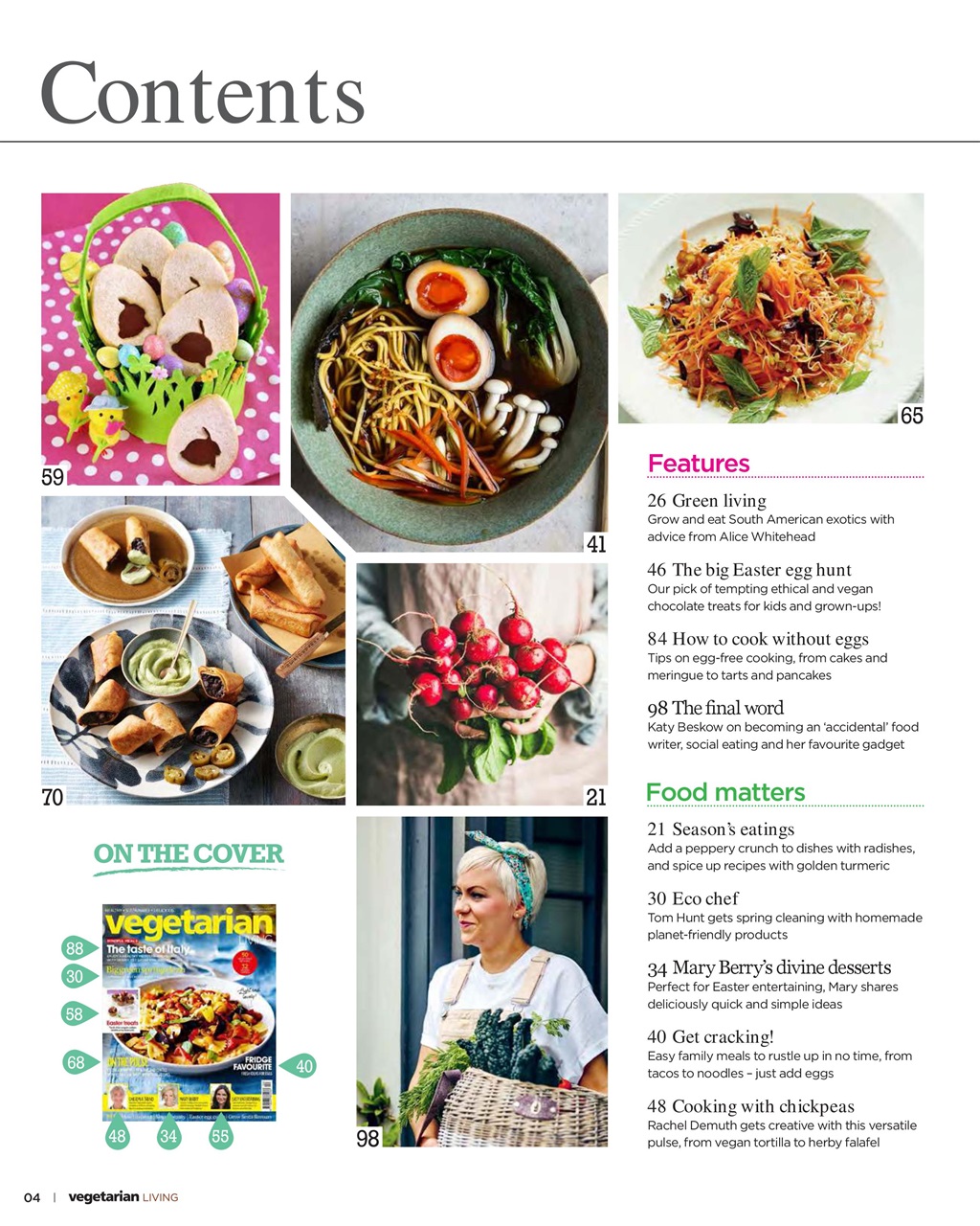 Vegetarian Living Preview Pages