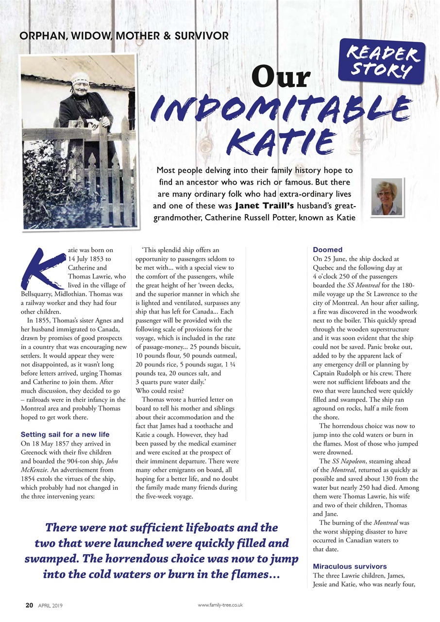 Family Tree Preview Pages