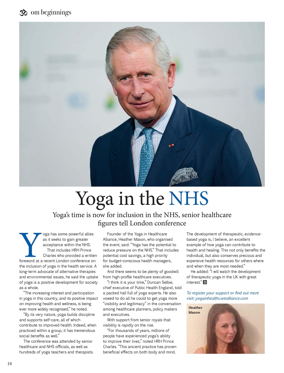 OM Yoga Magazine Preview Pages