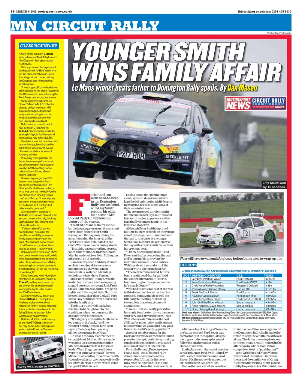 Motorsport News Preview Pages