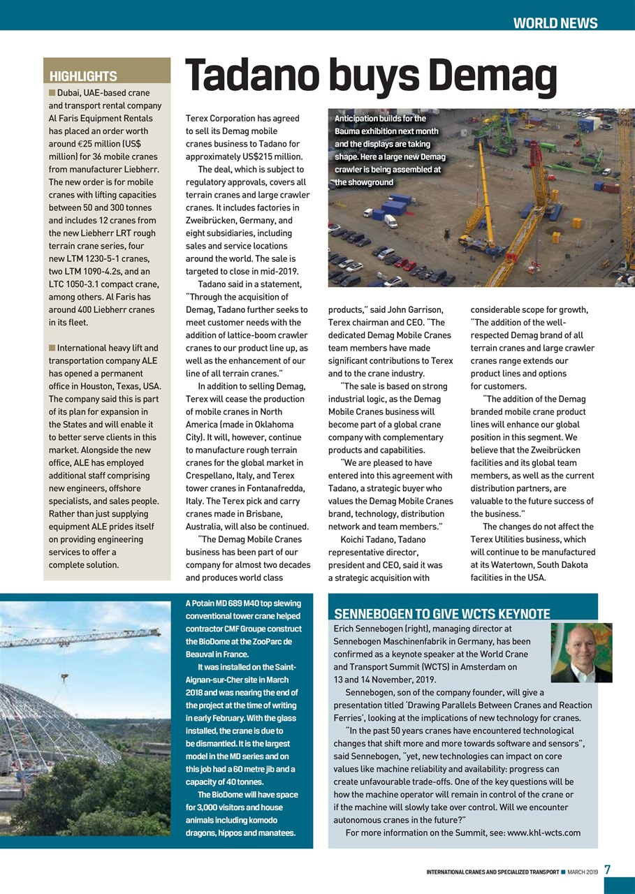 Int. Cranes and Specialized Transp Preview Pages