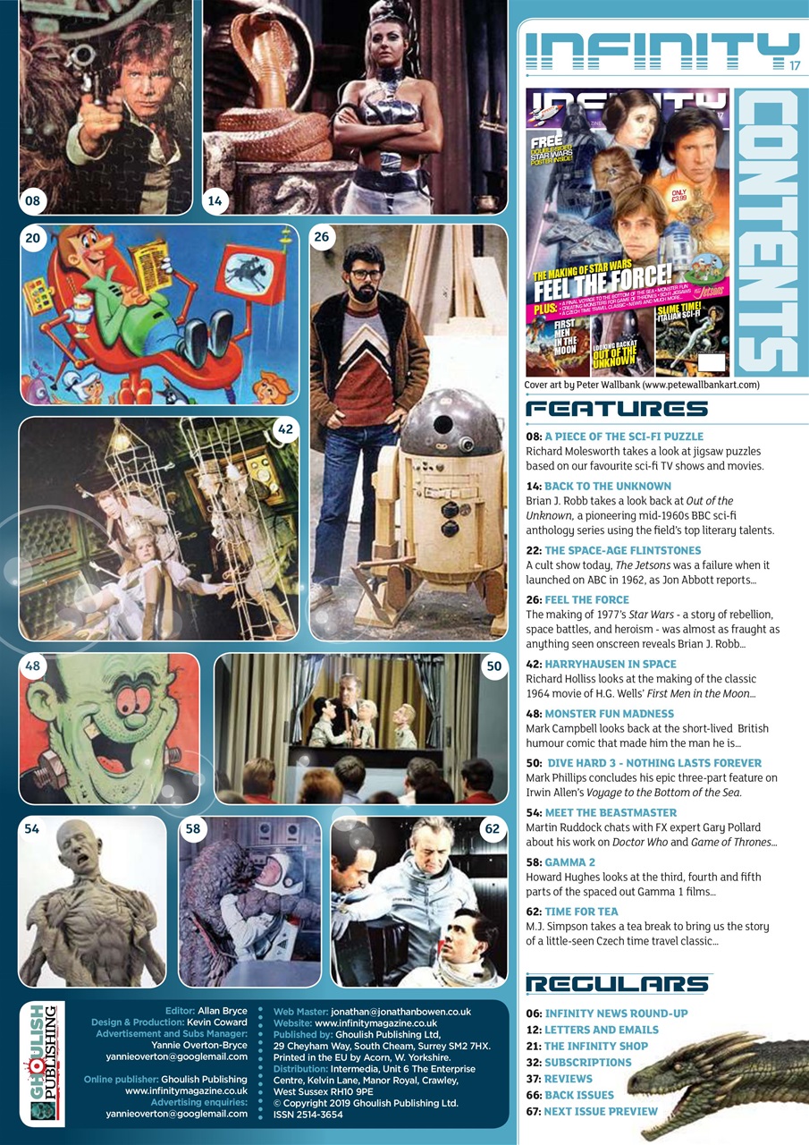 Infinity Magazine Preview Pages