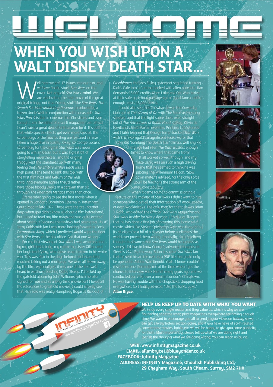 Infinity Magazine Preview Pages