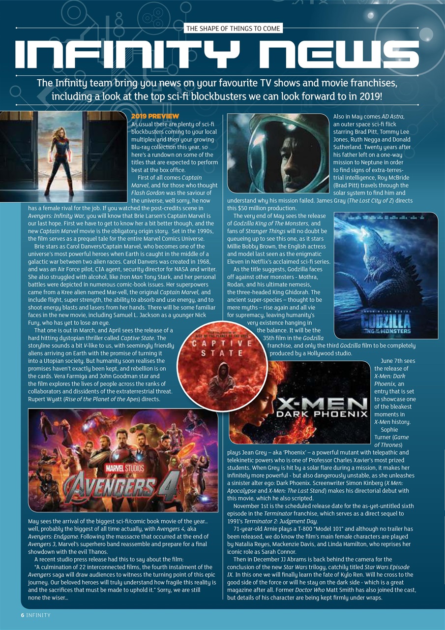 Infinity Magazine Preview Pages