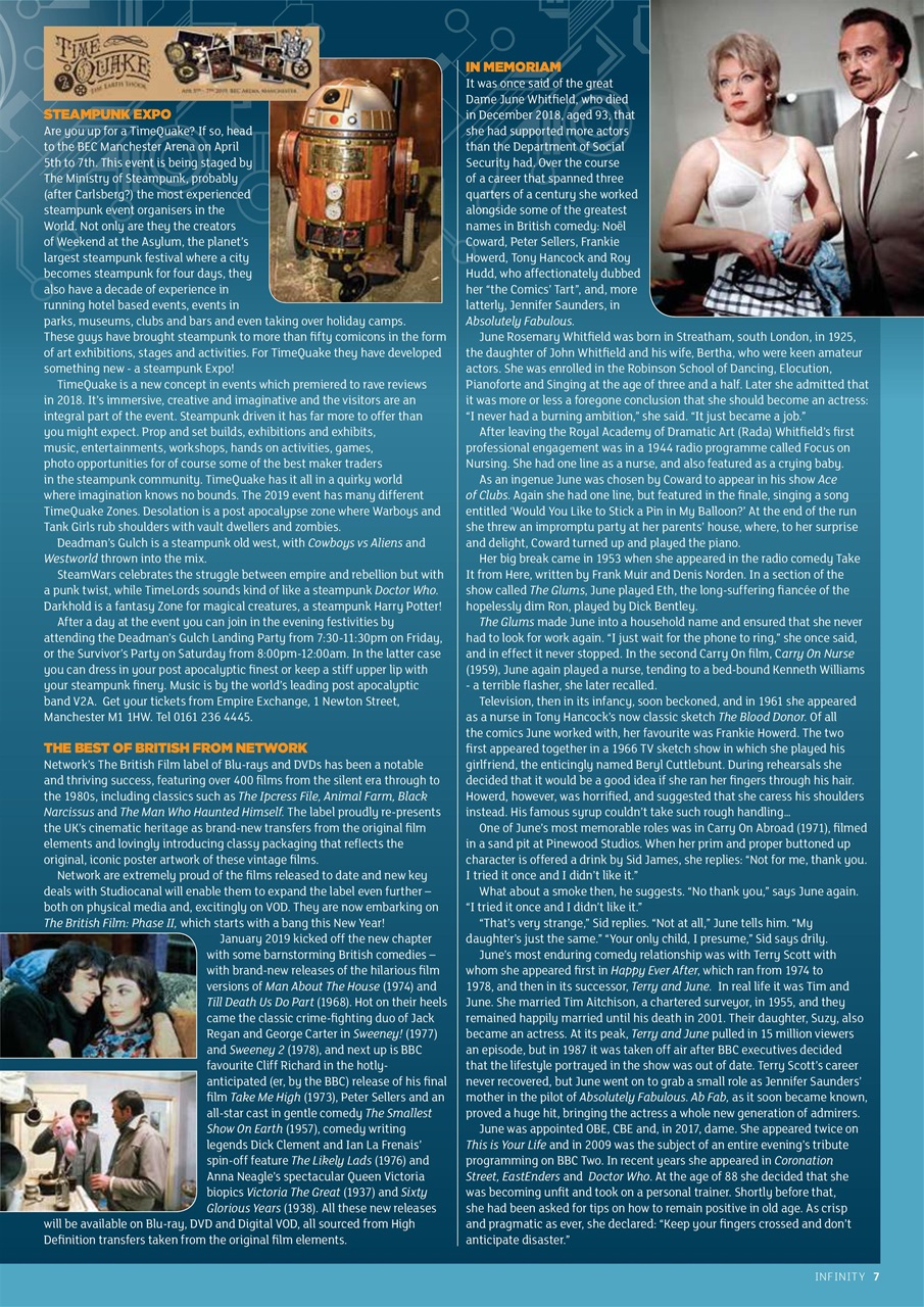 Infinity Magazine Preview Pages