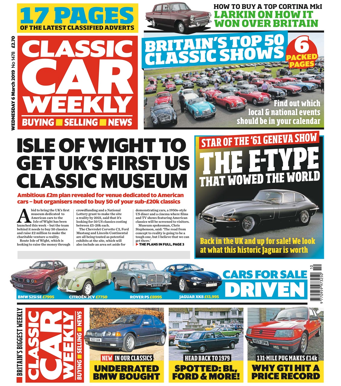 Classic Car Weekly Preview Pages