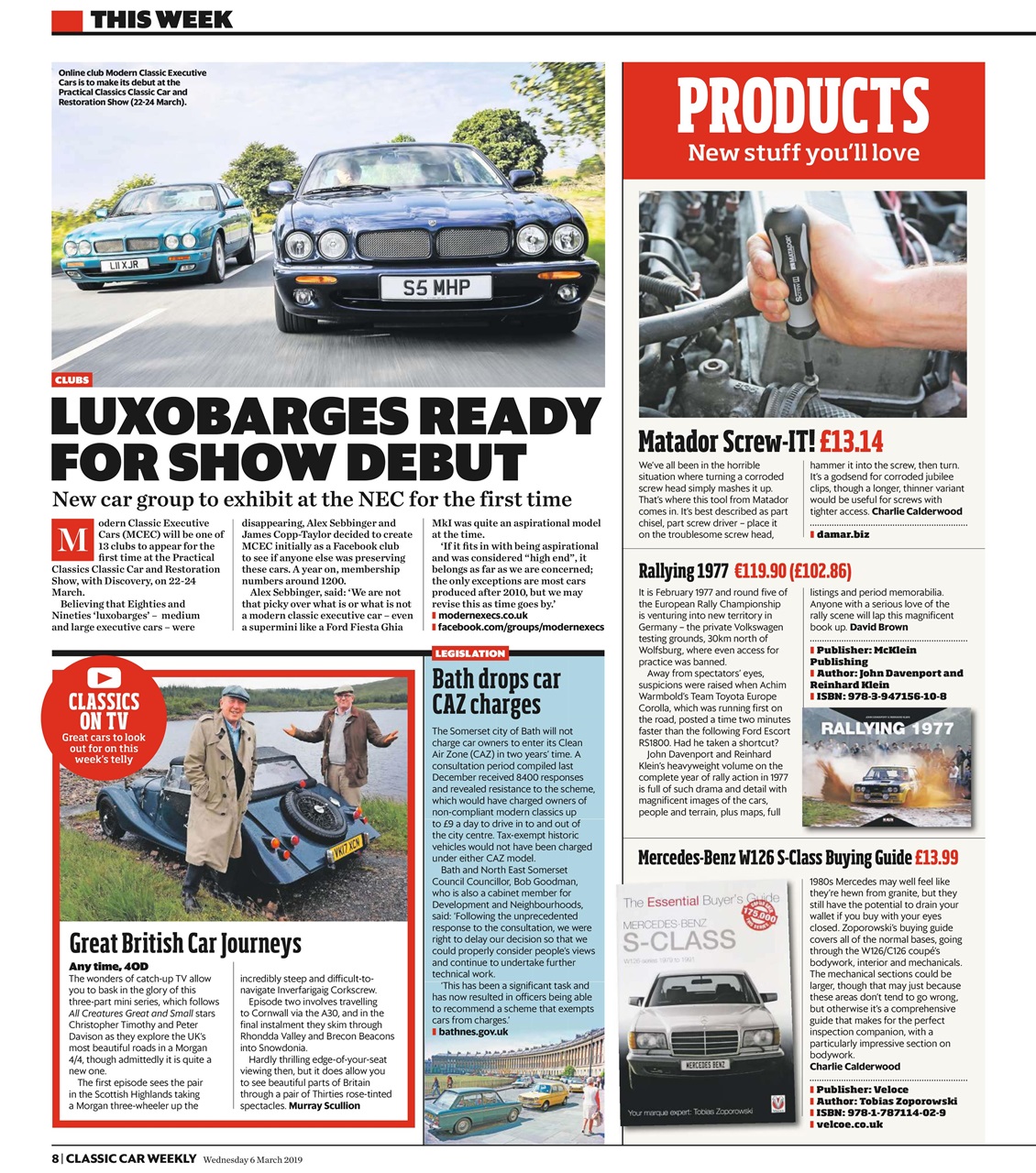 Classic Car Weekly Preview Pages