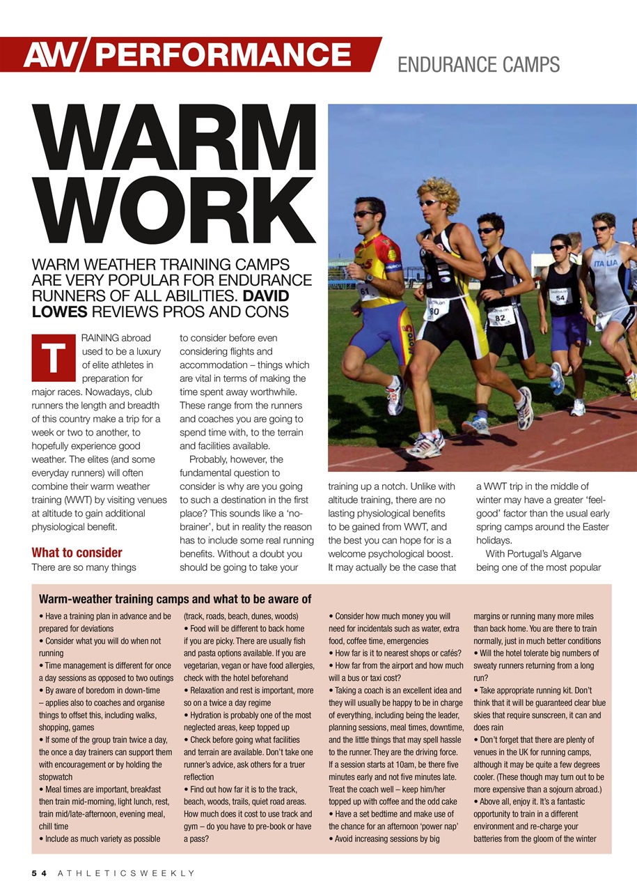 AW – Athletics Weekly Magazine Preview Pages
