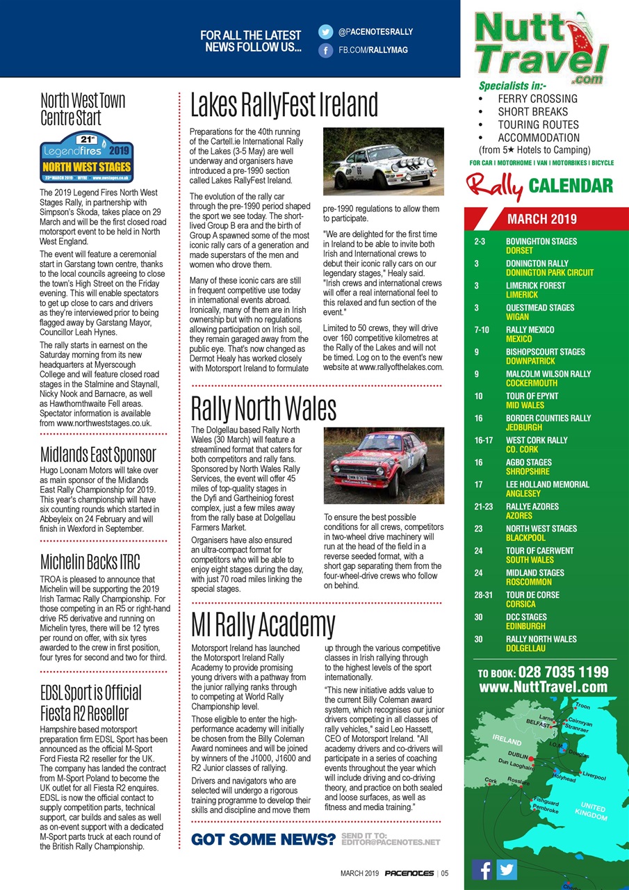 Pacenotes Rally magazine Preview Pages