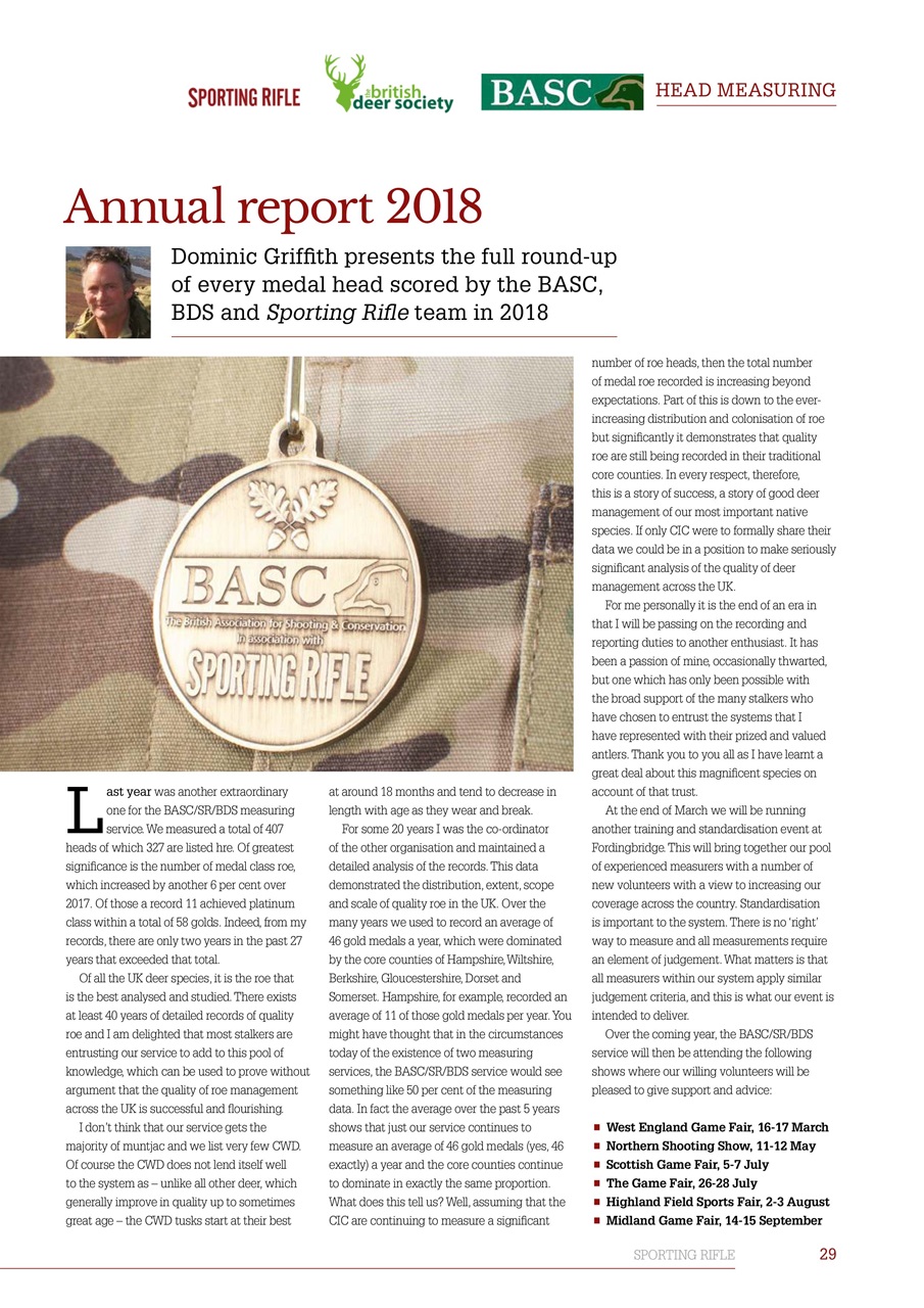Sporting Rifle Preview Pages