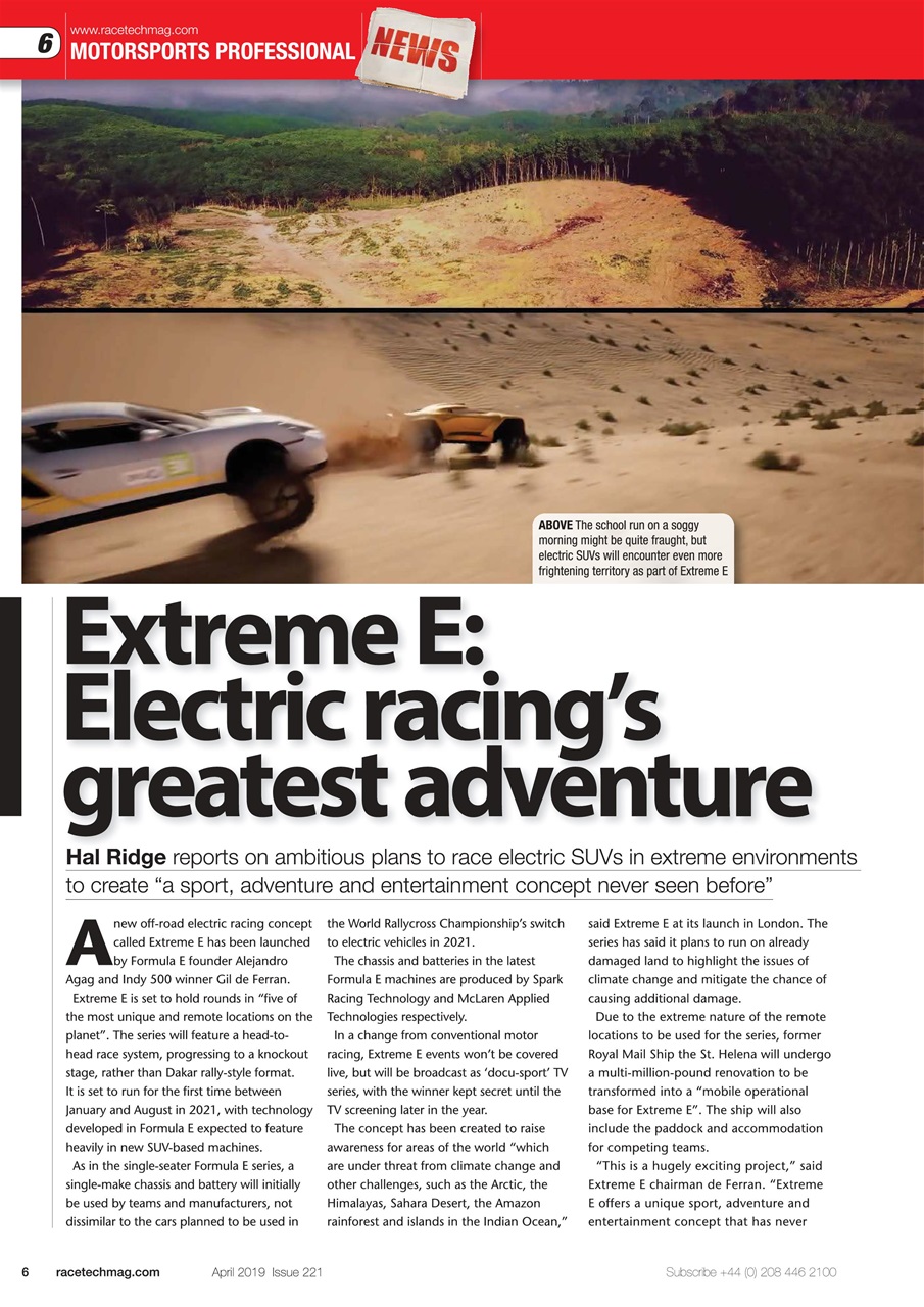 Race Tech Preview Pages