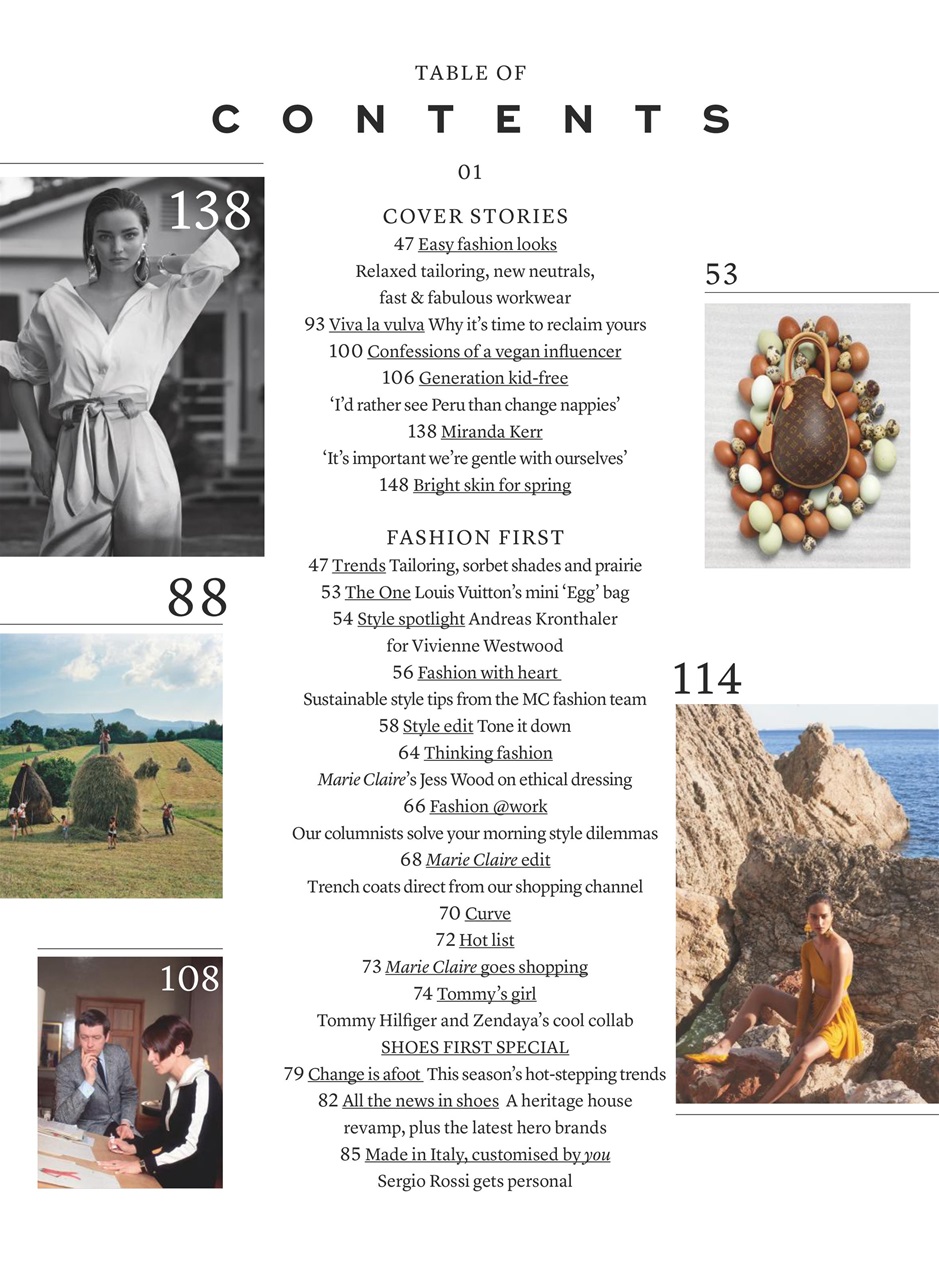 Marie Claire Preview Pages