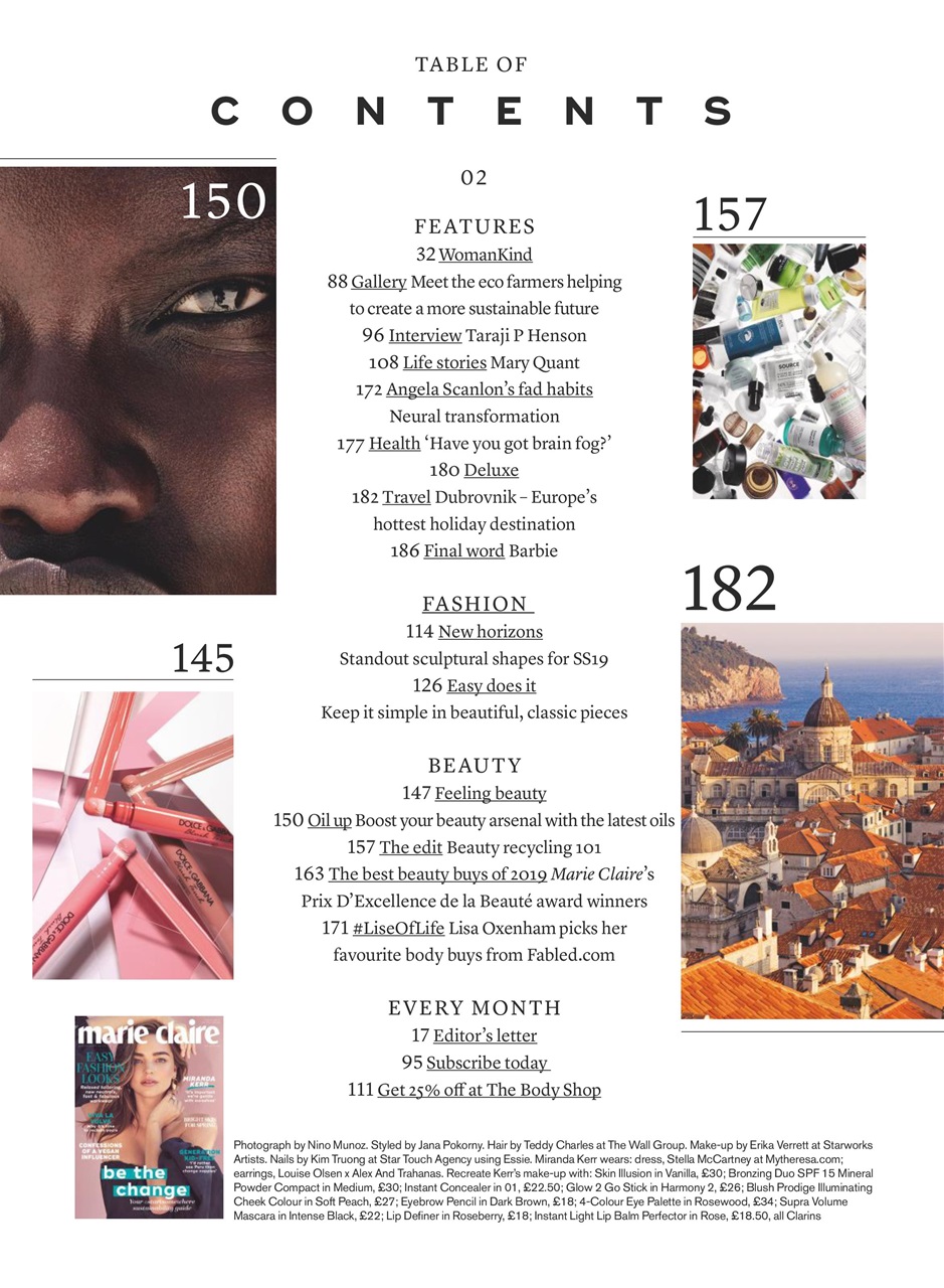 Marie Claire Preview Pages