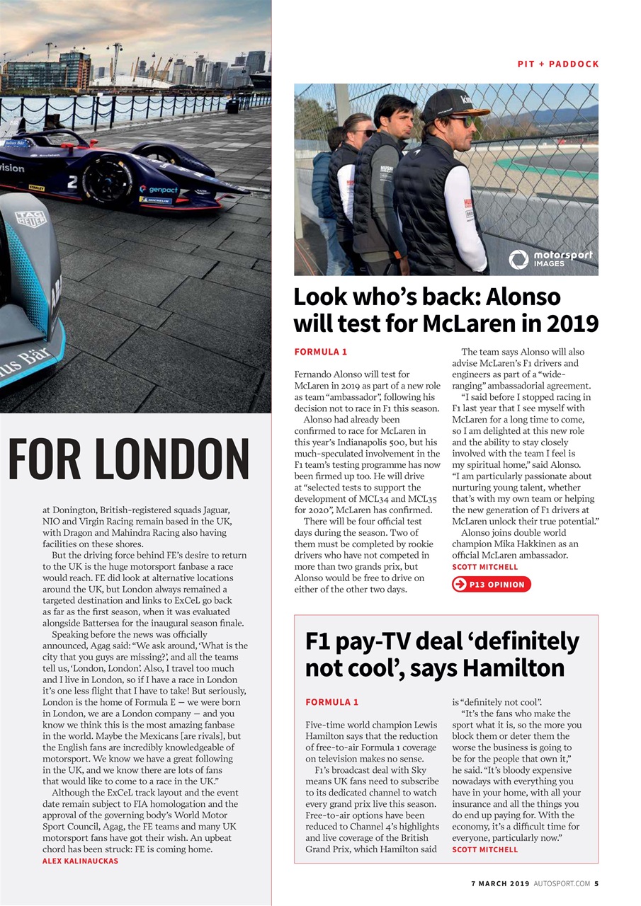 Autosport Preview Pages