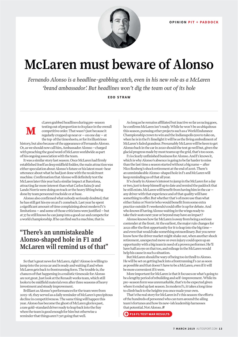 Autosport Preview Pages
