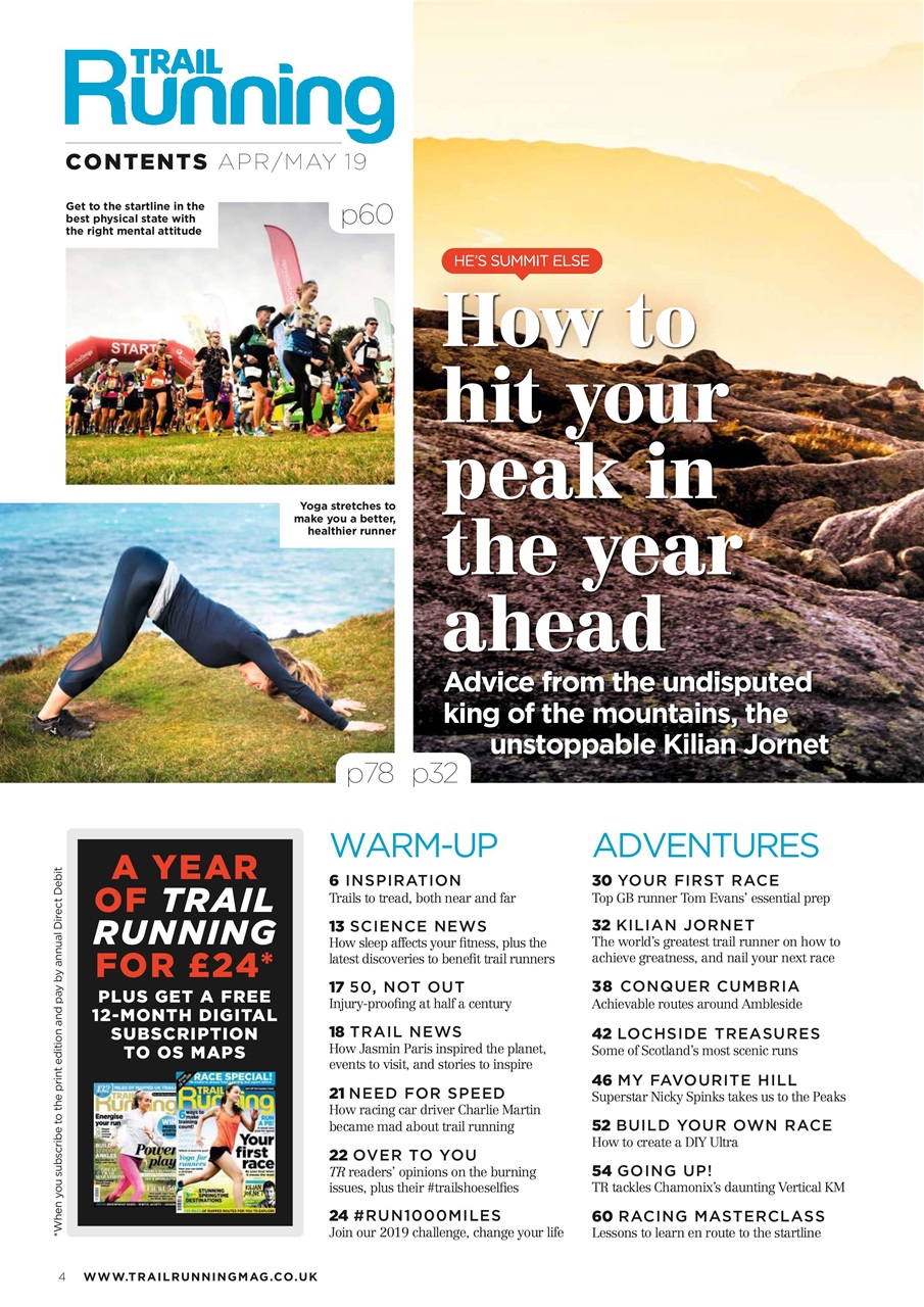 Trail Running Preview Pages