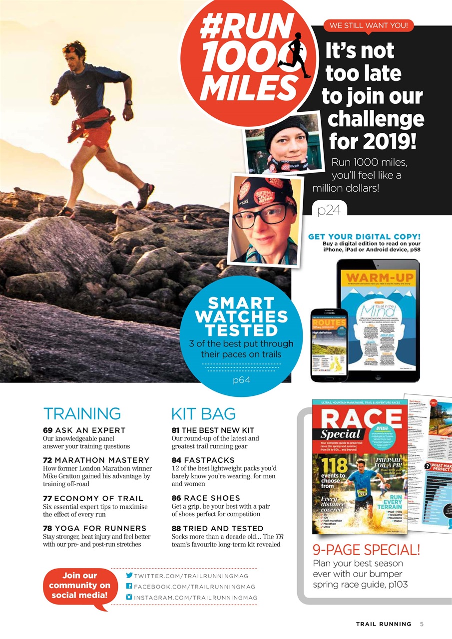 Trail Running Preview Pages