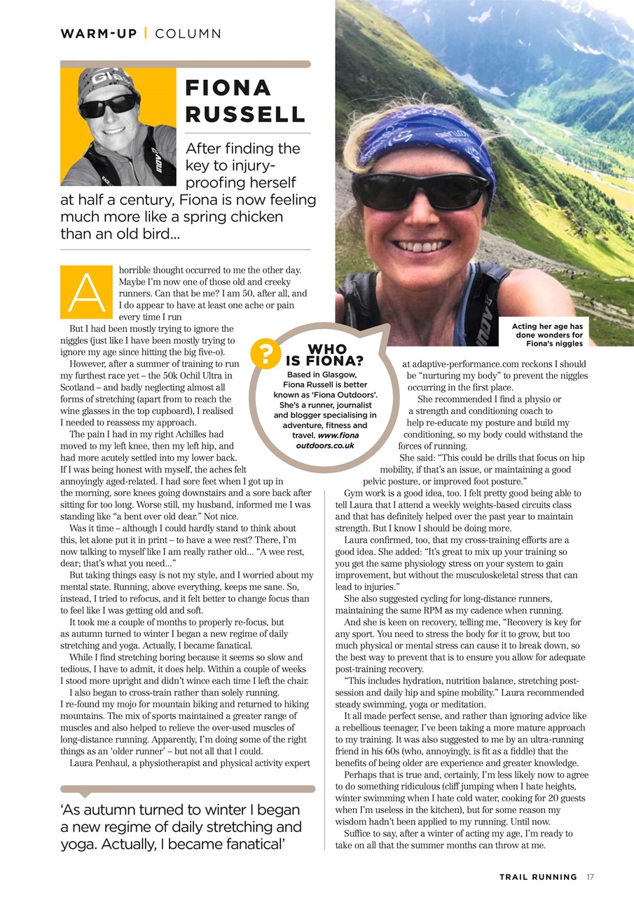 Trail Running Preview Pages