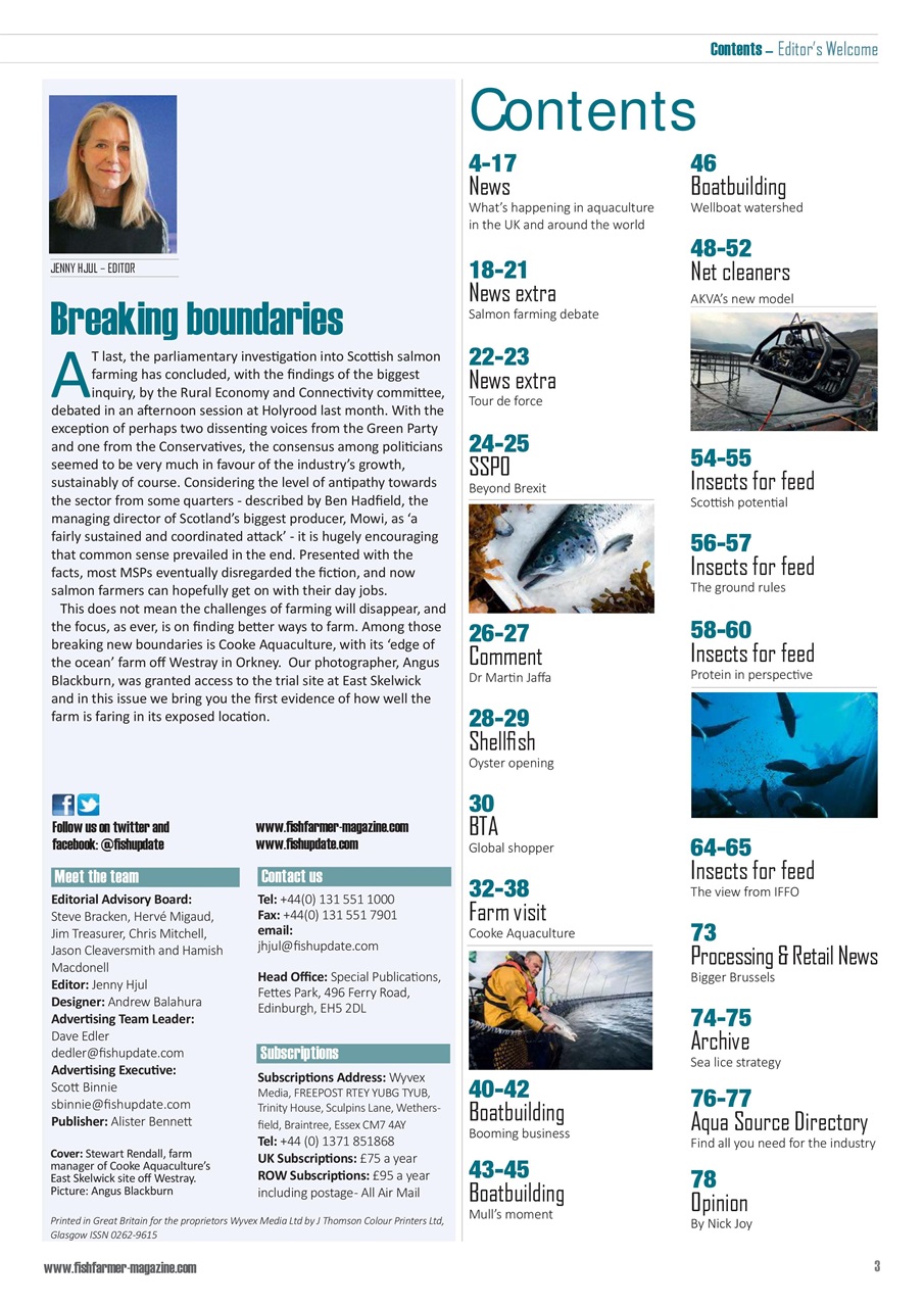 Fish Farmer Magazine Preview Pages