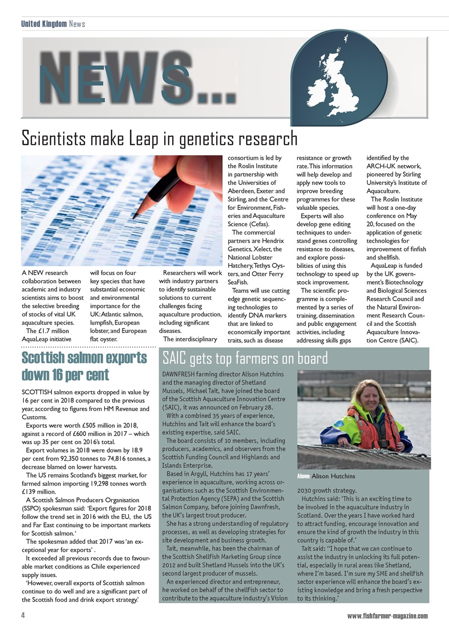 Fish Farmer Magazine Preview Pages