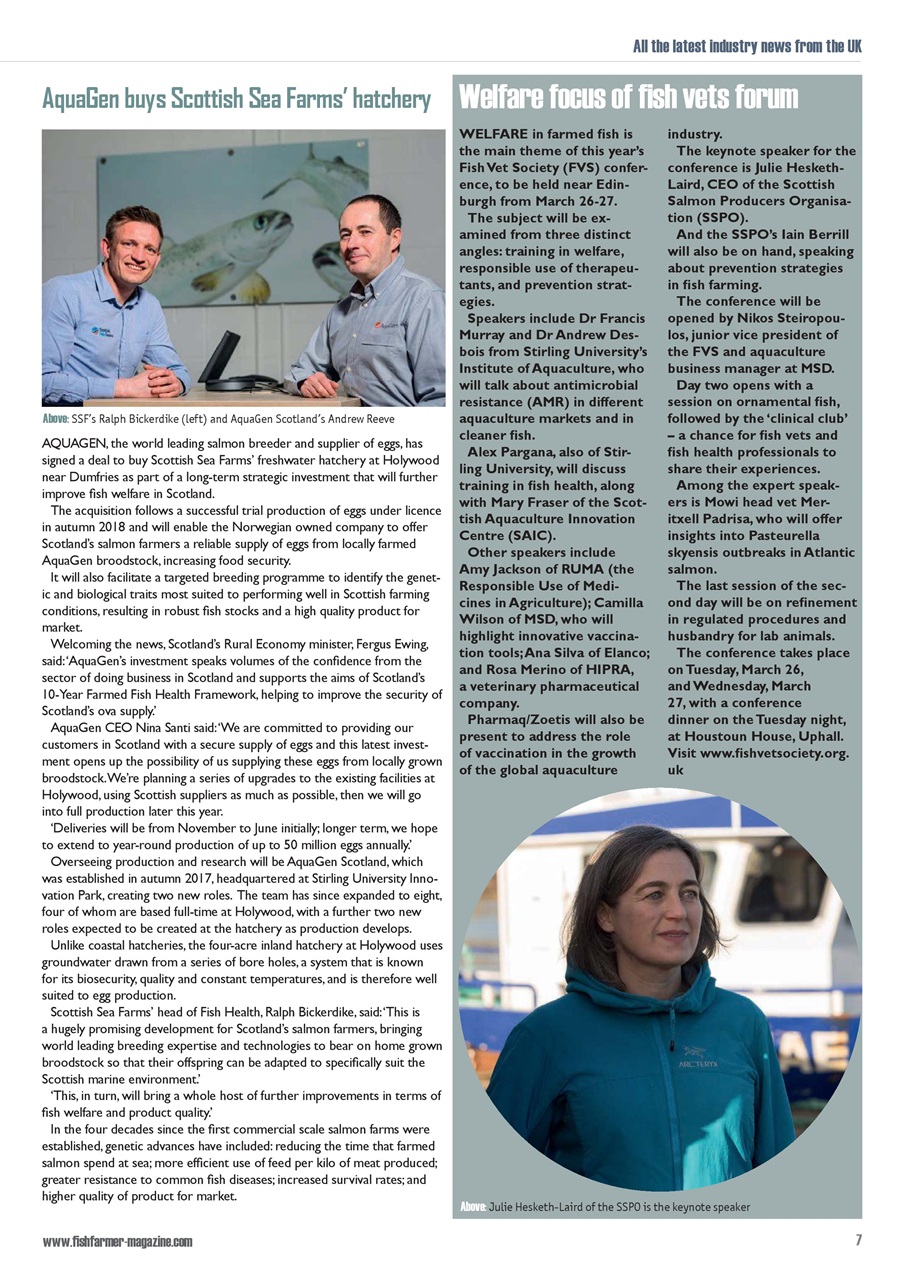 Fish Farmer Magazine Preview Pages