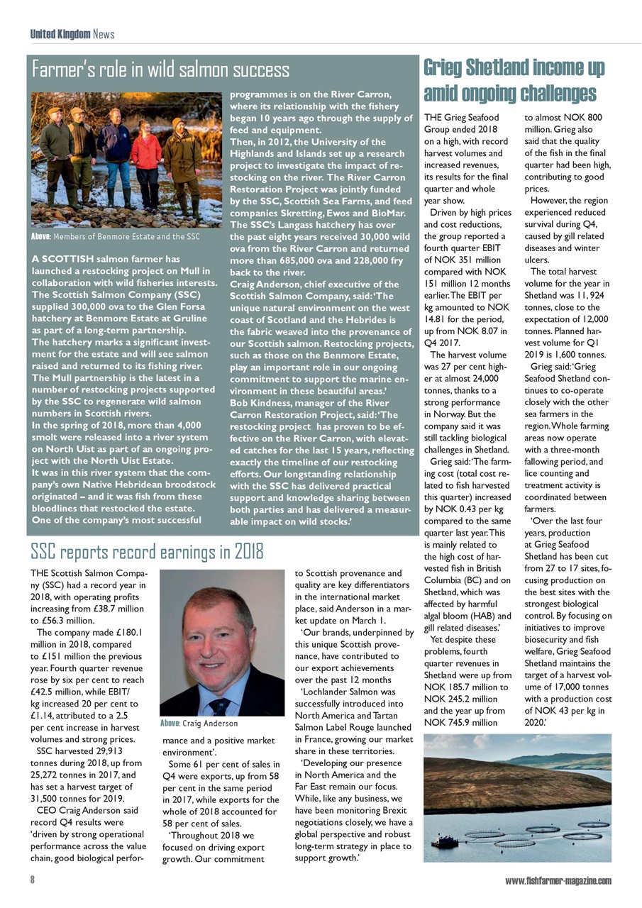 Fish Farmer Magazine Preview Pages