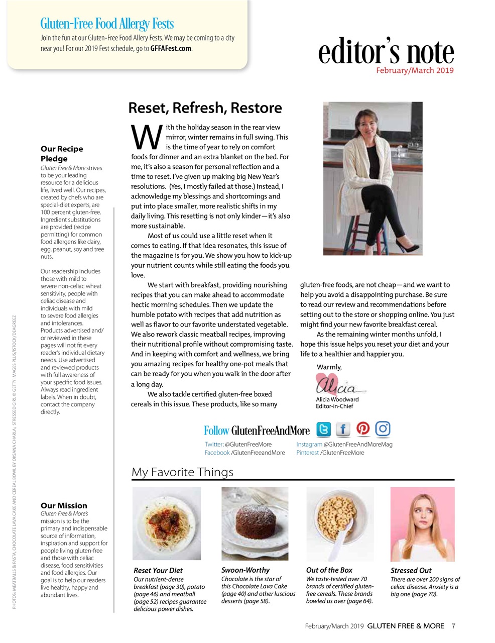 Gluten Free & More Preview Pages