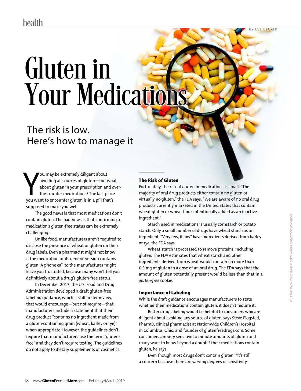 Gluten Free & More Preview Pages